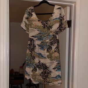 Reyn Spooner Scenic Print Mini Dress
